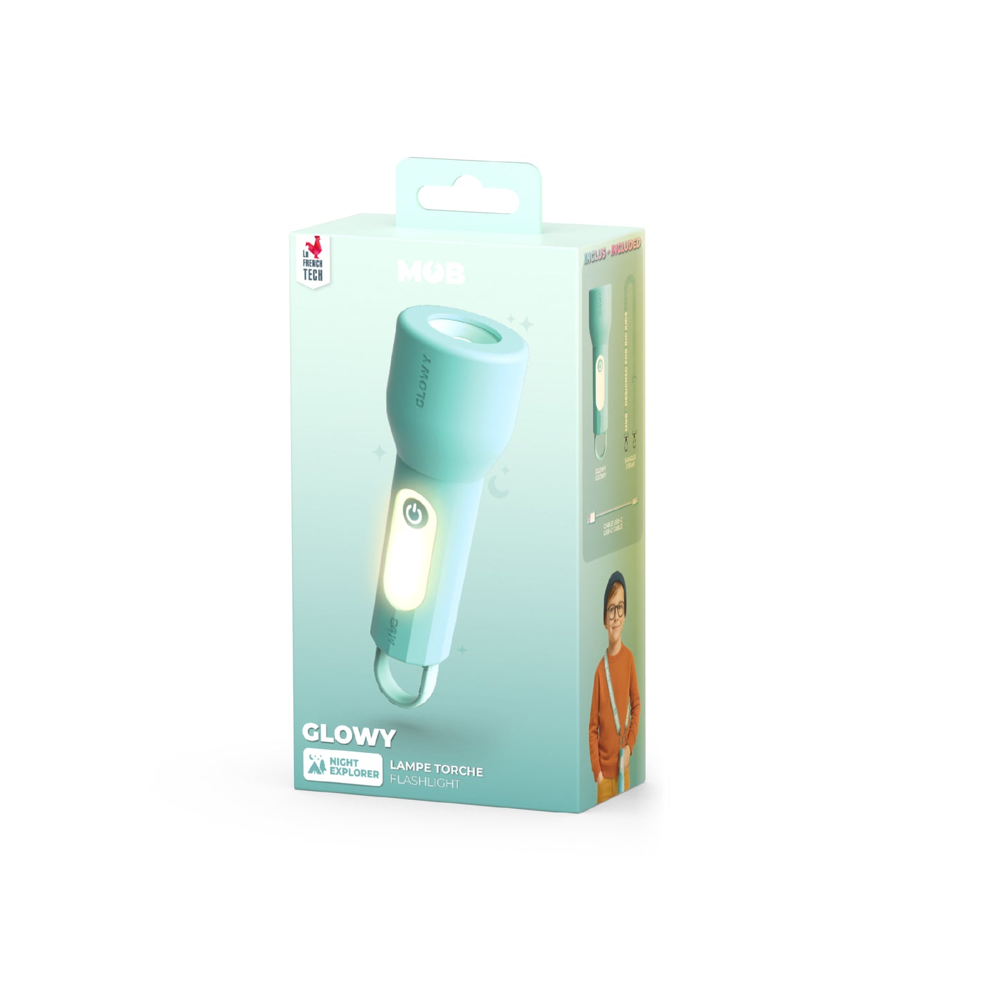 MOB Taschenlampe Glowy - blue