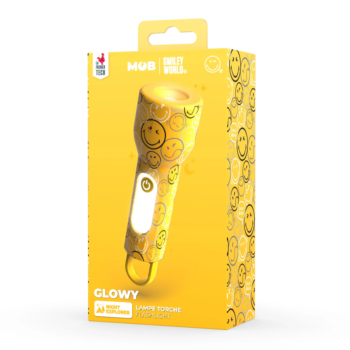MOB Taschenlampe Smiley - Gelb