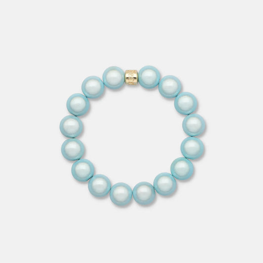 Magic Pearl (NEU) Pastellträume himmelsblau - gold