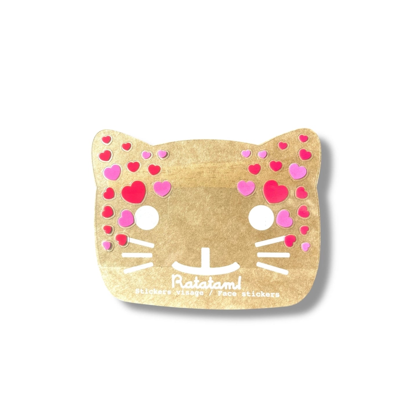 Ratatam! Gesichtsaufkleber - Herzen