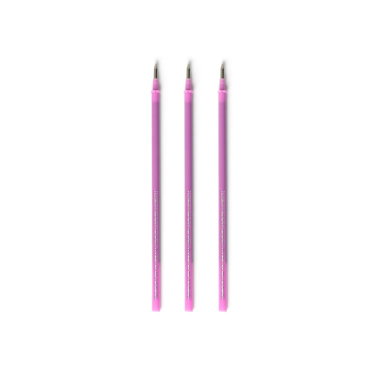 Legami Set mit 3 Nachfüllpatronen - Lilafarbene Tinte - Löschbarer Stift