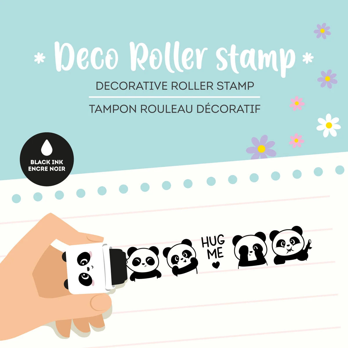 Legami Dekorativer Rollenstempel - Panda