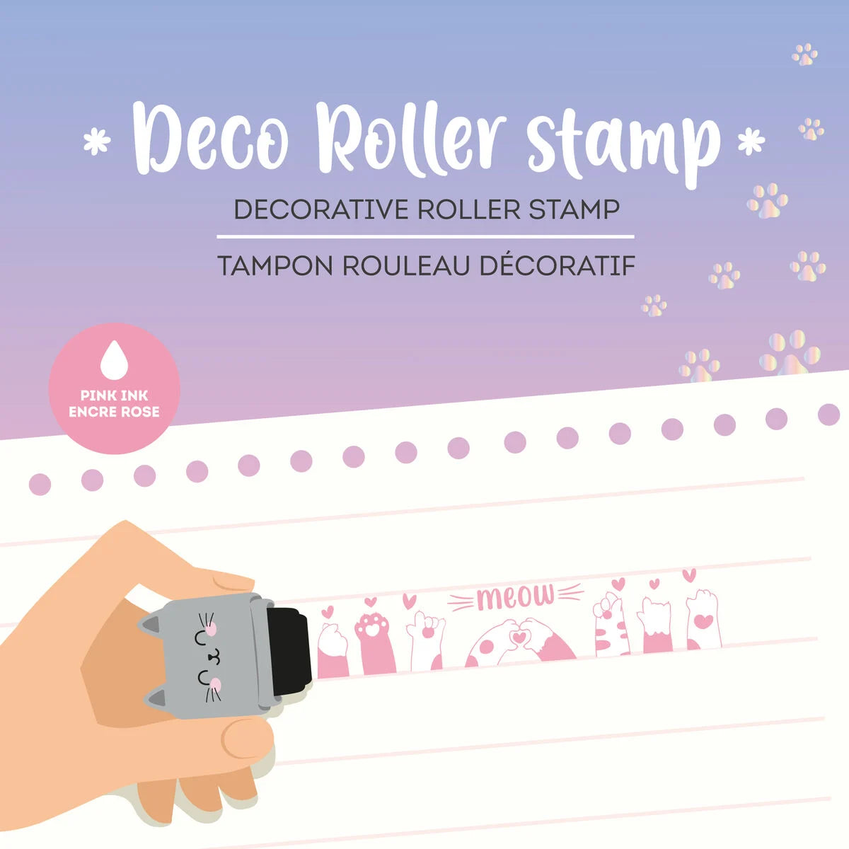 Legami Dekorativer Rollenstempel - Kitty