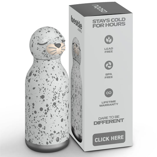 ASOBU® Bestie Trinkflasche 475ml Robbe