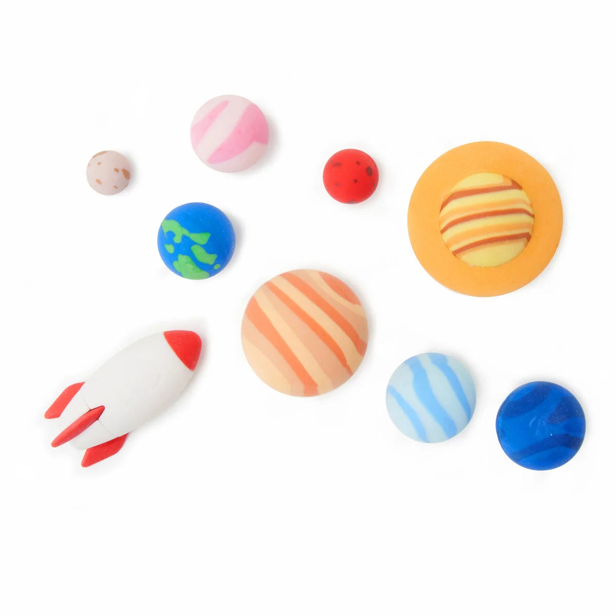 Legami Sonnensystem - Set mit 9 Radiergummis