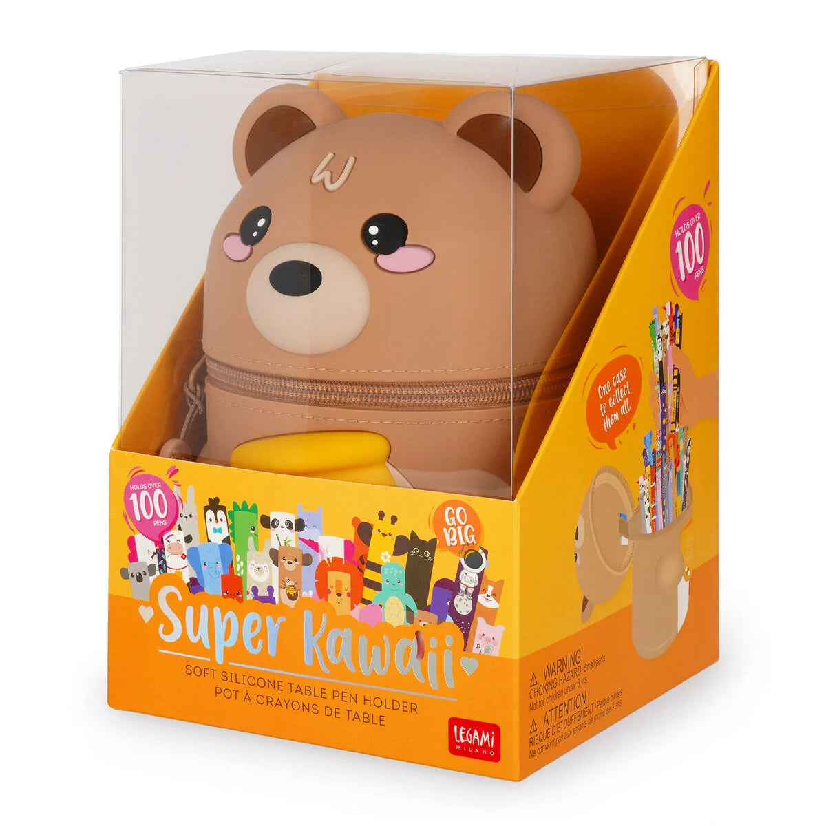 Legami Tischstiftehalter - Super Kawaii Teddybär