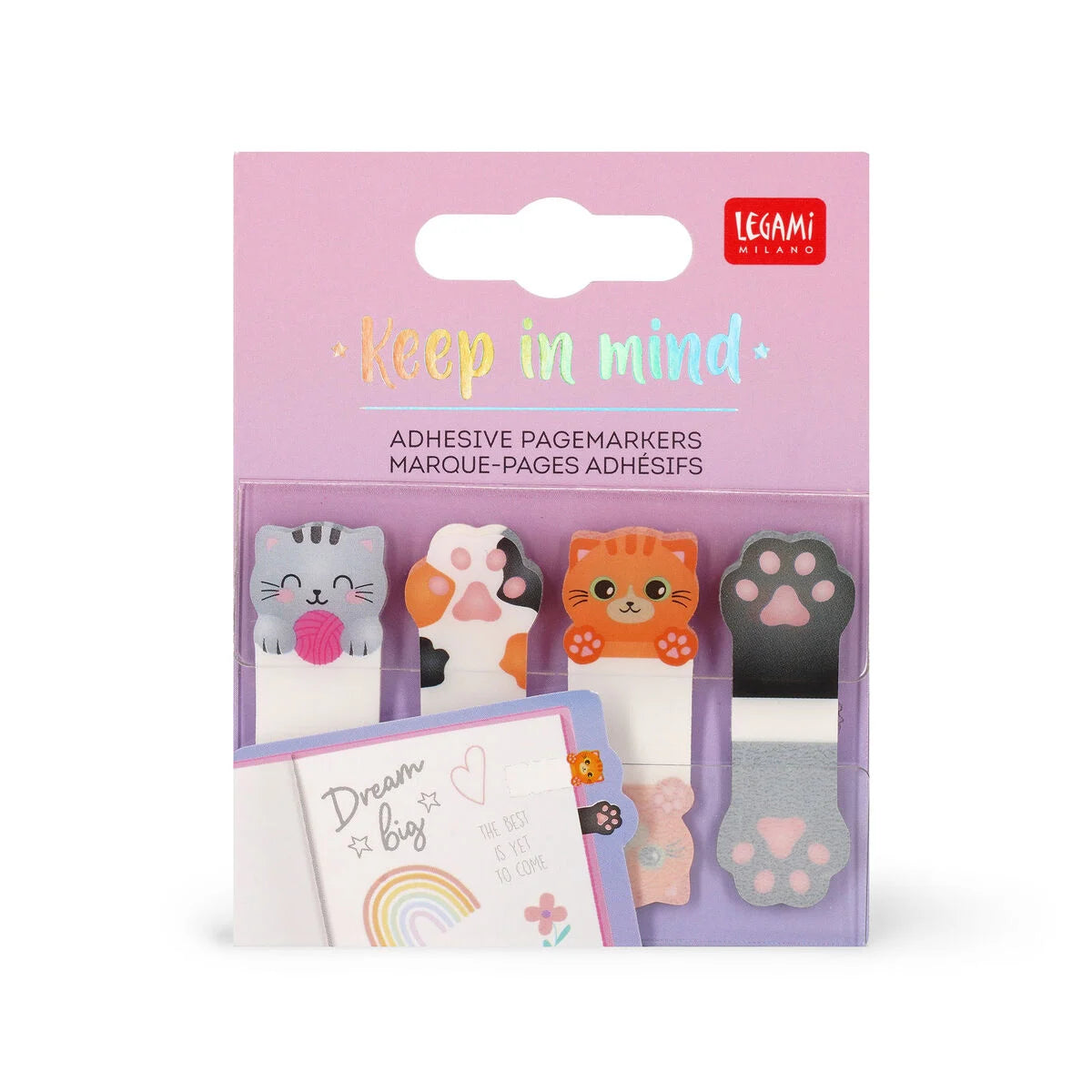 Legami Kitty Adhesive Pagemarker - Denken Sie daran