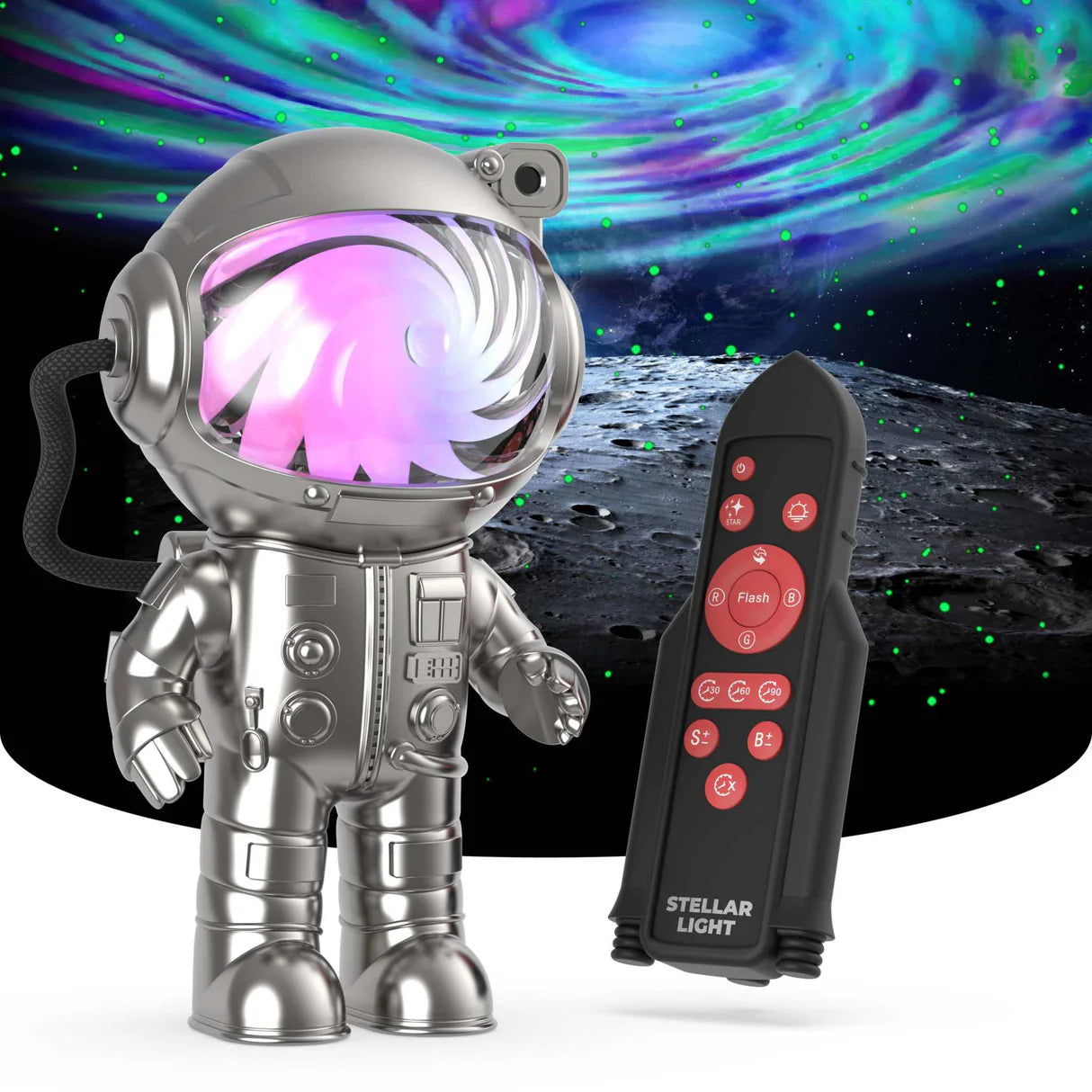 MOB Stellar Light Silver - Milky Way Projector Astronaut