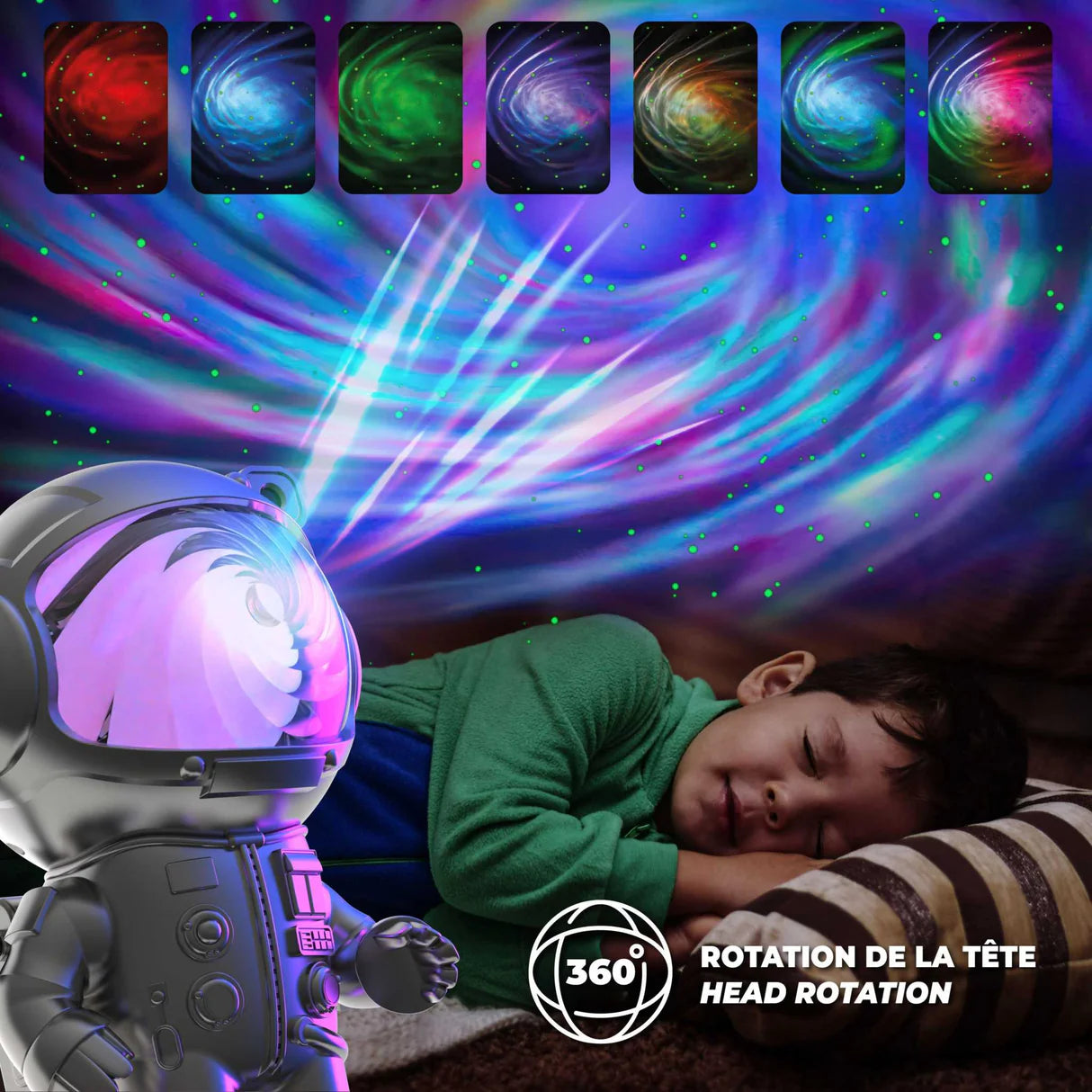 MOB Stellar Light Silver - Milky Way Projector Astronaut