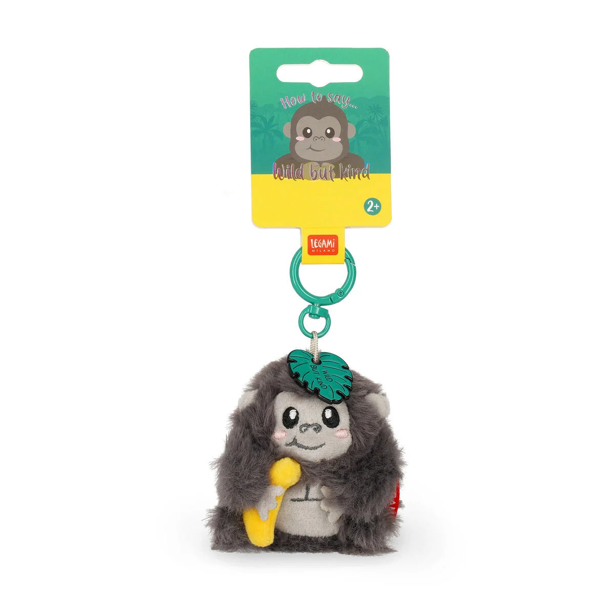Legami Gorilla Plüsch Schlüsselanhänger - Winzig Super Weich!
