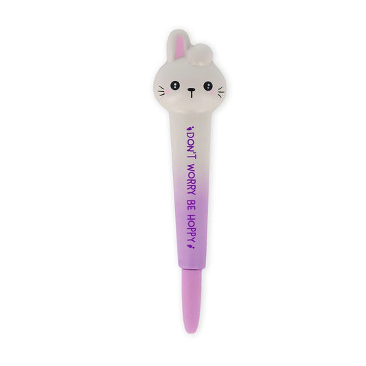 Legami "Don't Worry Be Hoppy" Bunny Squishy Gel Pen - Squeezies