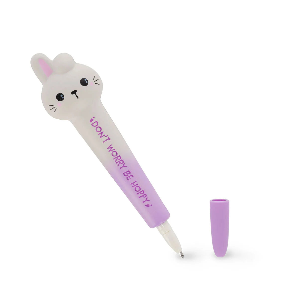 Legami "Don't Worry Be Hoppy" Bunny Squishy Gel Pen - Squeezies