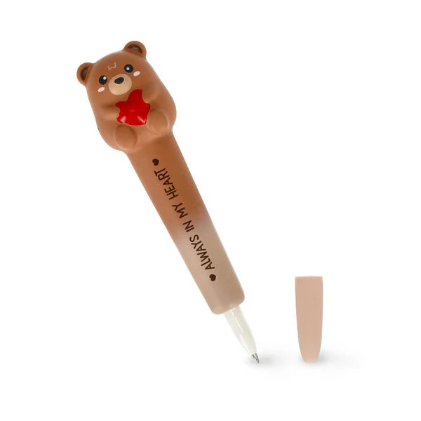 Legami Squeezies Immer in meinem Herzen Teddybär Squishy Gel Stift