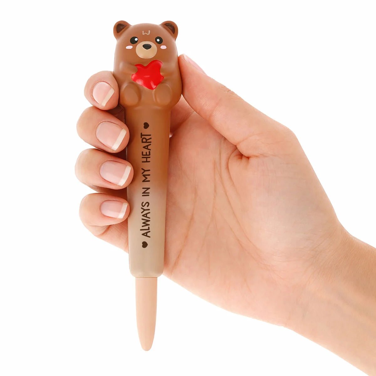 Legami Squeezies Immer in meinem Herzen Teddybär Squishy Gel Stift