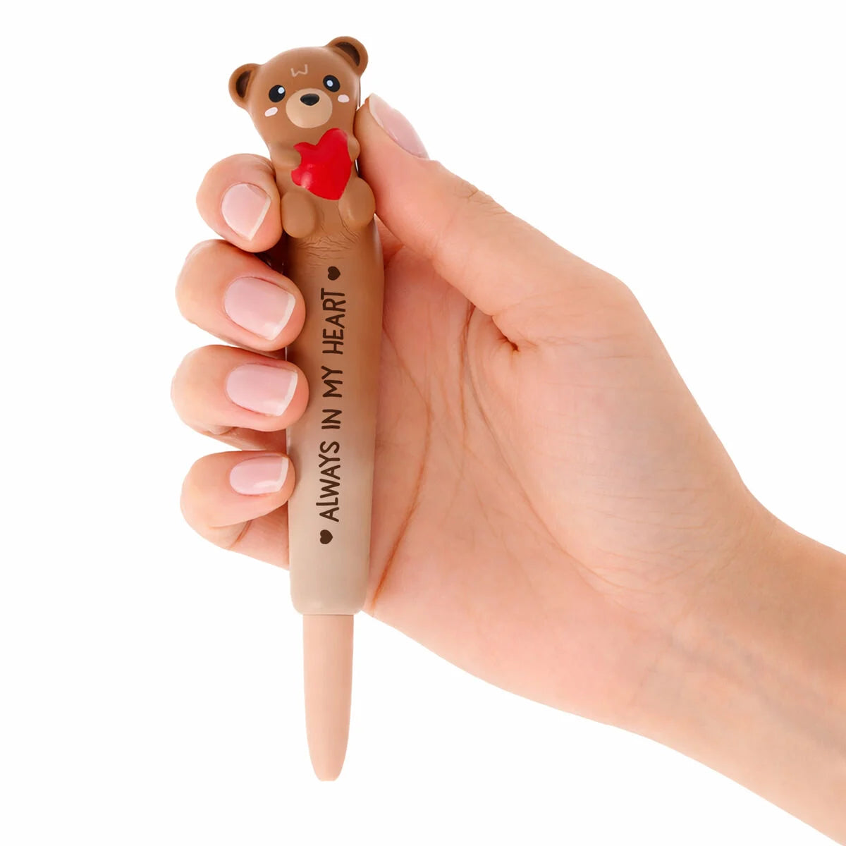 Legami Squeezies Immer in meinem Herzen Teddybär Squishy Gel Stift