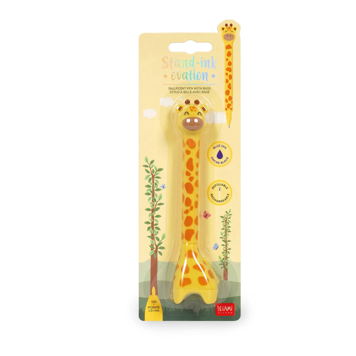 Legami Kugelschreiber Giraffe mit Standfuß - Stand-Ink Ovation