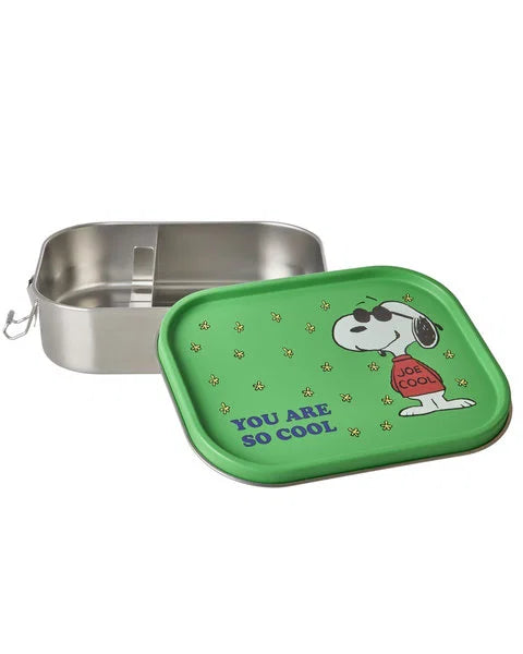 rice Große Rostfreie Stahl-Brotdose 1400ml  - Green - Snoopy