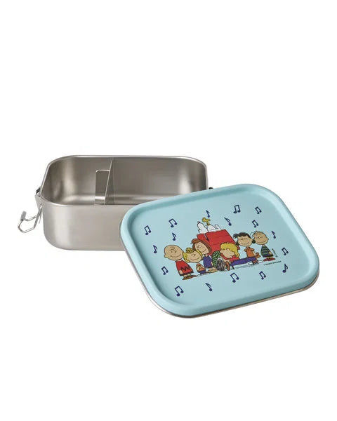 rice rostfreie Stahl-Brotdose 800ml - blau - Snoopy