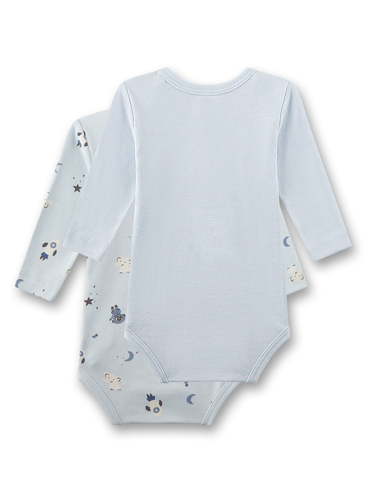 Sanetta Langarm-Bodys Doppelpack Weltraum
