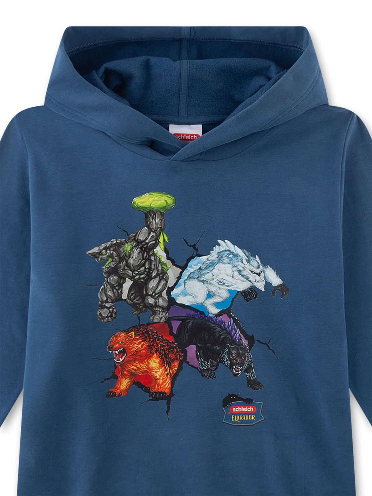 Sanetta Kinder-Kapuzensweatshirt blau Eldrador®