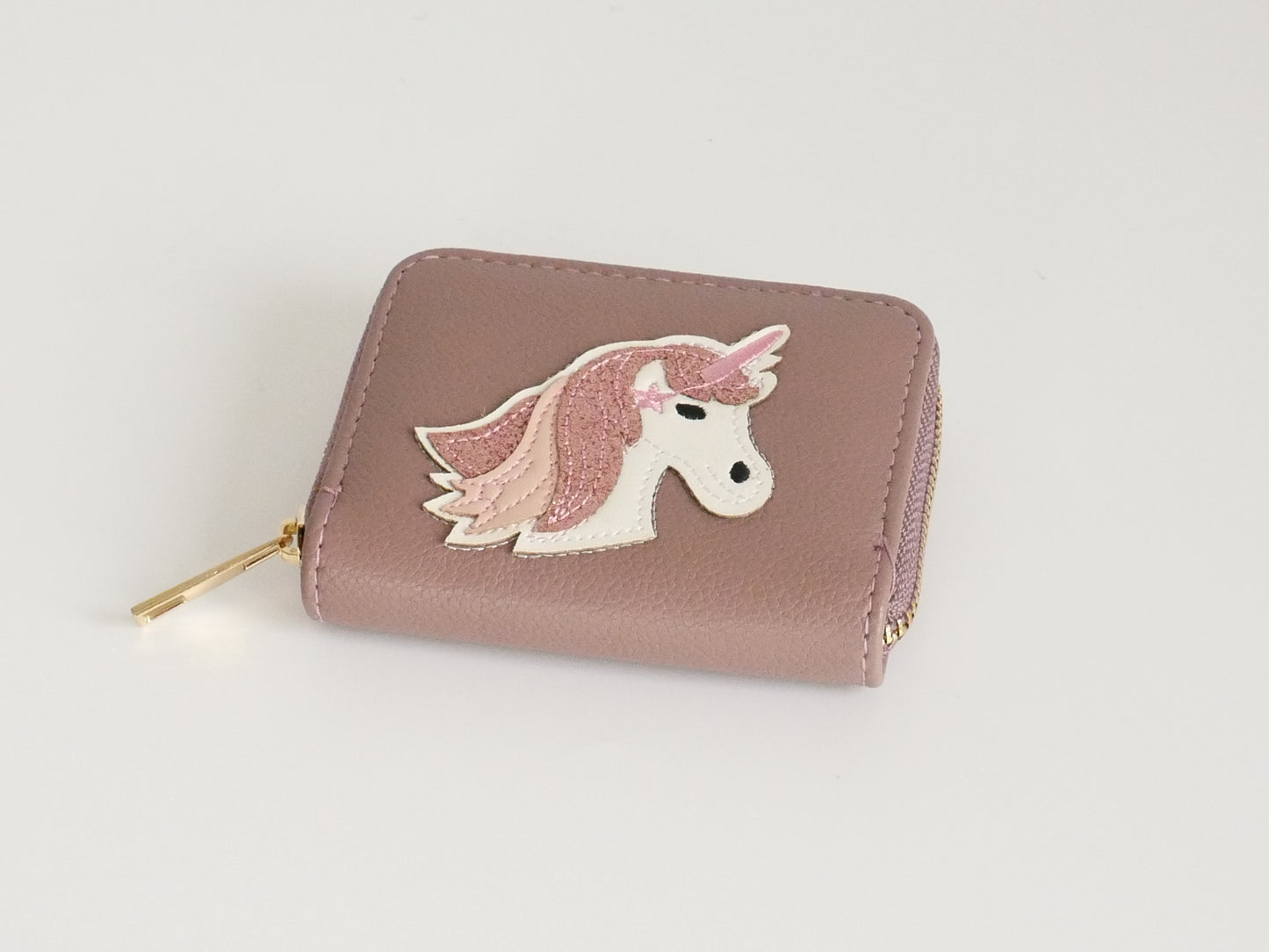 KisMe Geldbörse Einhorn brombeere