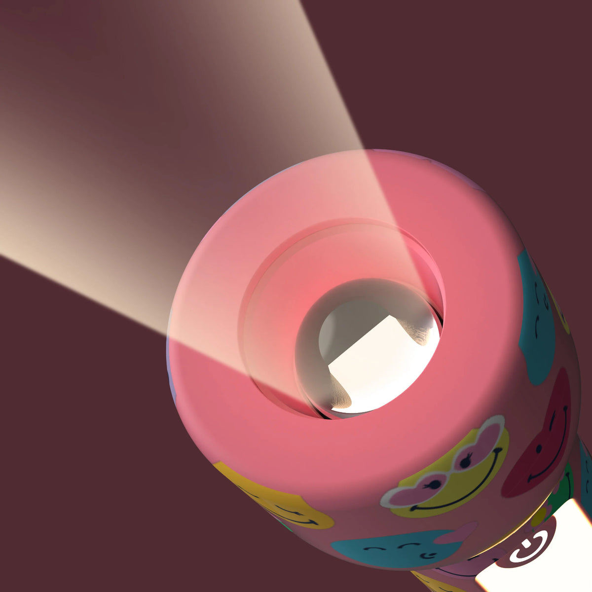 MOB Taschenlampe Smiley - Rosa