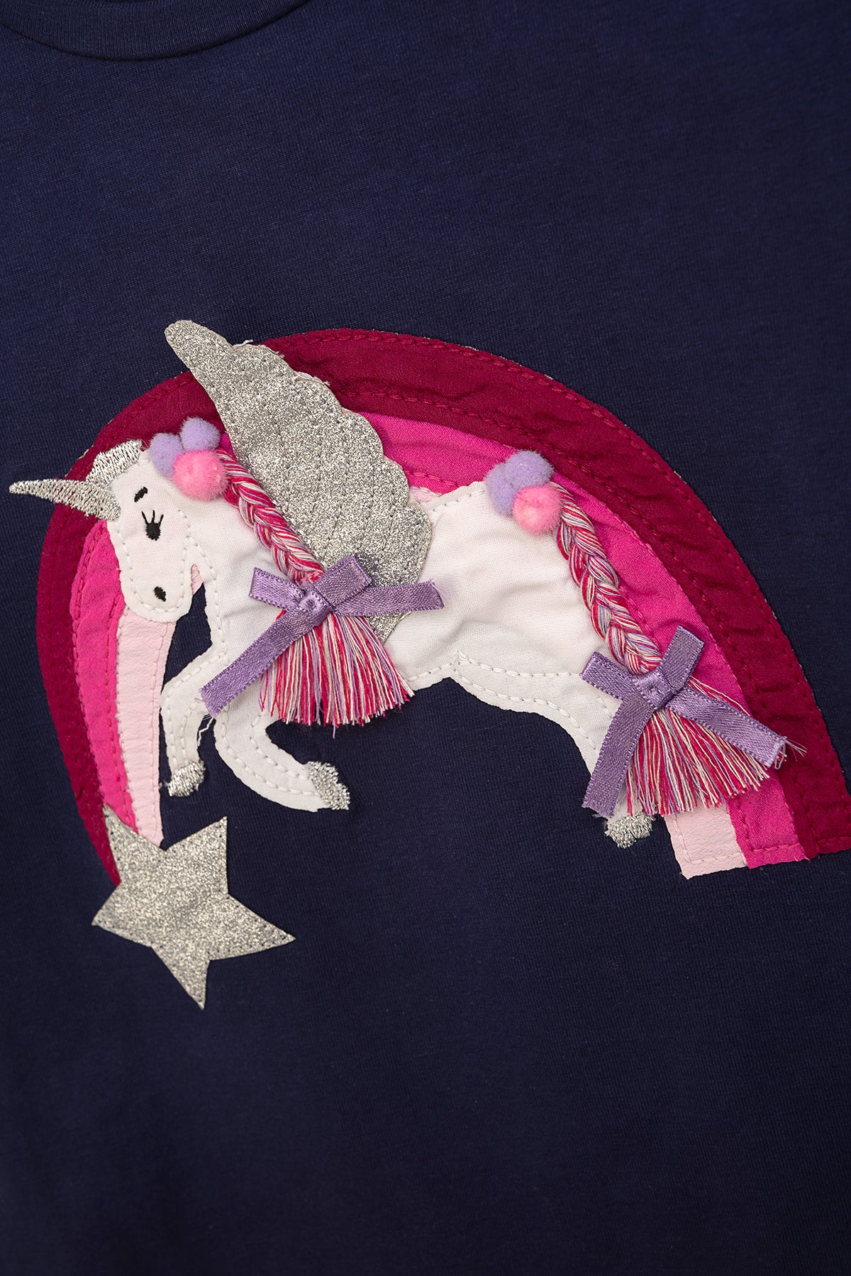 Danamade Langarmshirt Solveig Einhorn