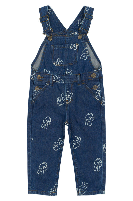 The New siblings Latzhose denim
