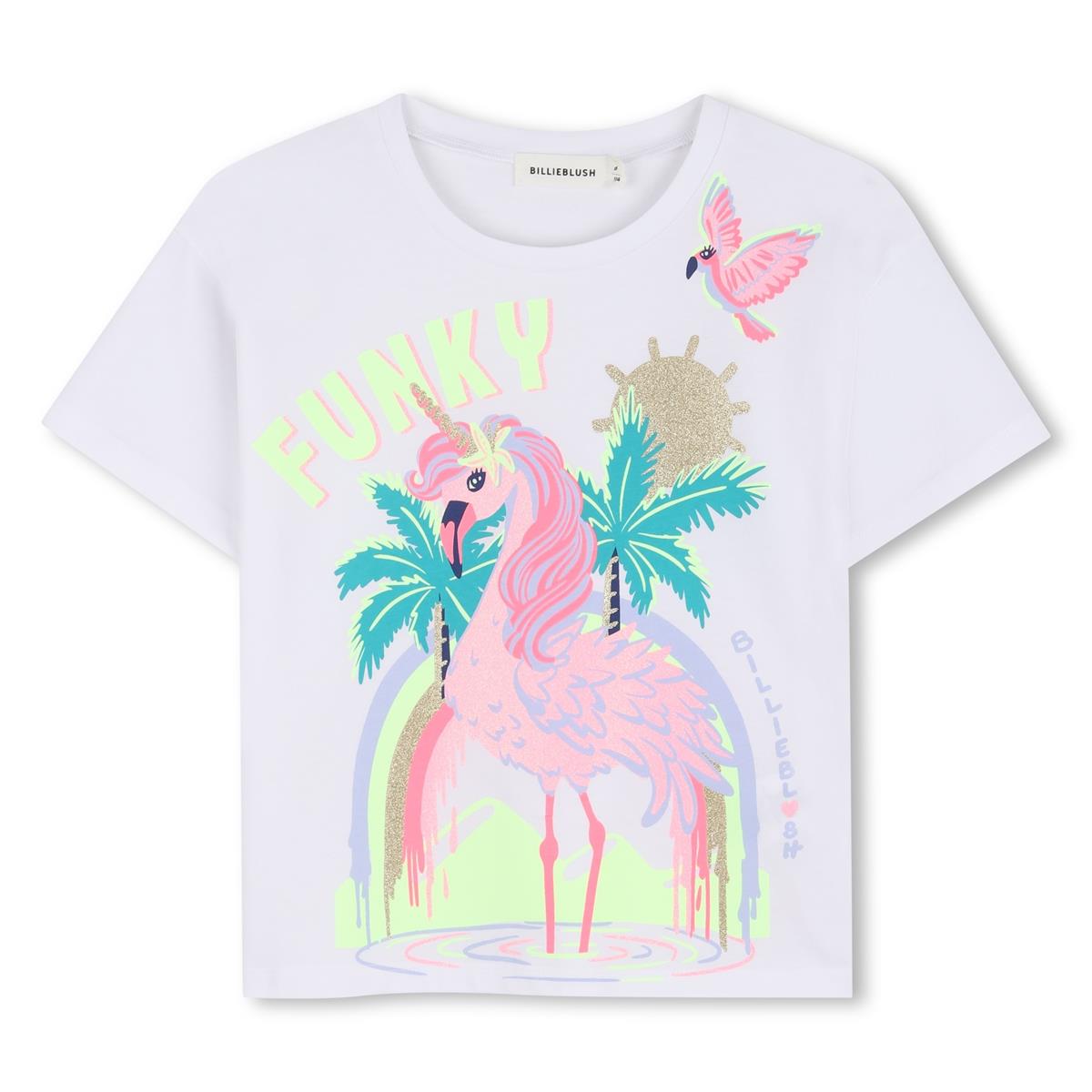 Billieblush T-Shirt Flamingo
