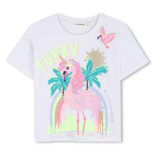 Billieblush T-Shirt Flamingo