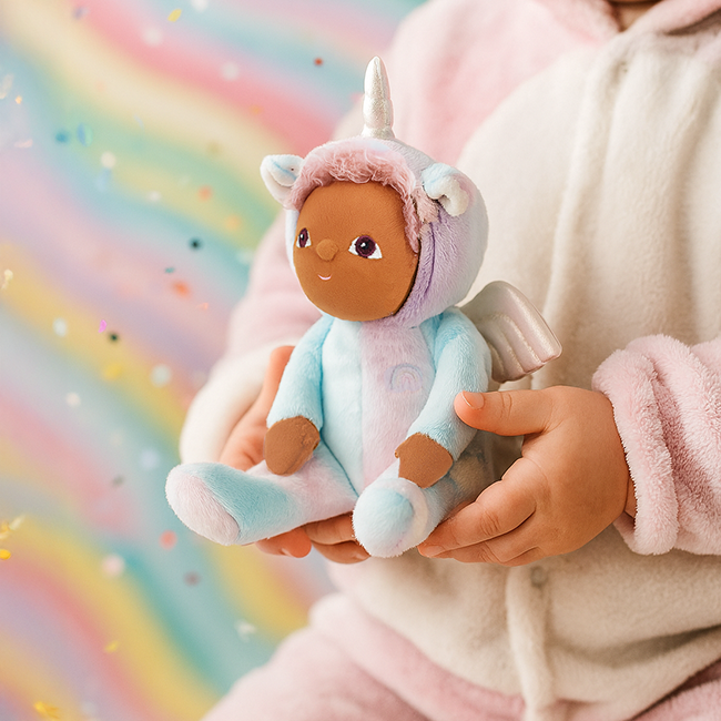 Olli Ella Dinky Dinkum Dolls - Uli Unicorn - rainbow