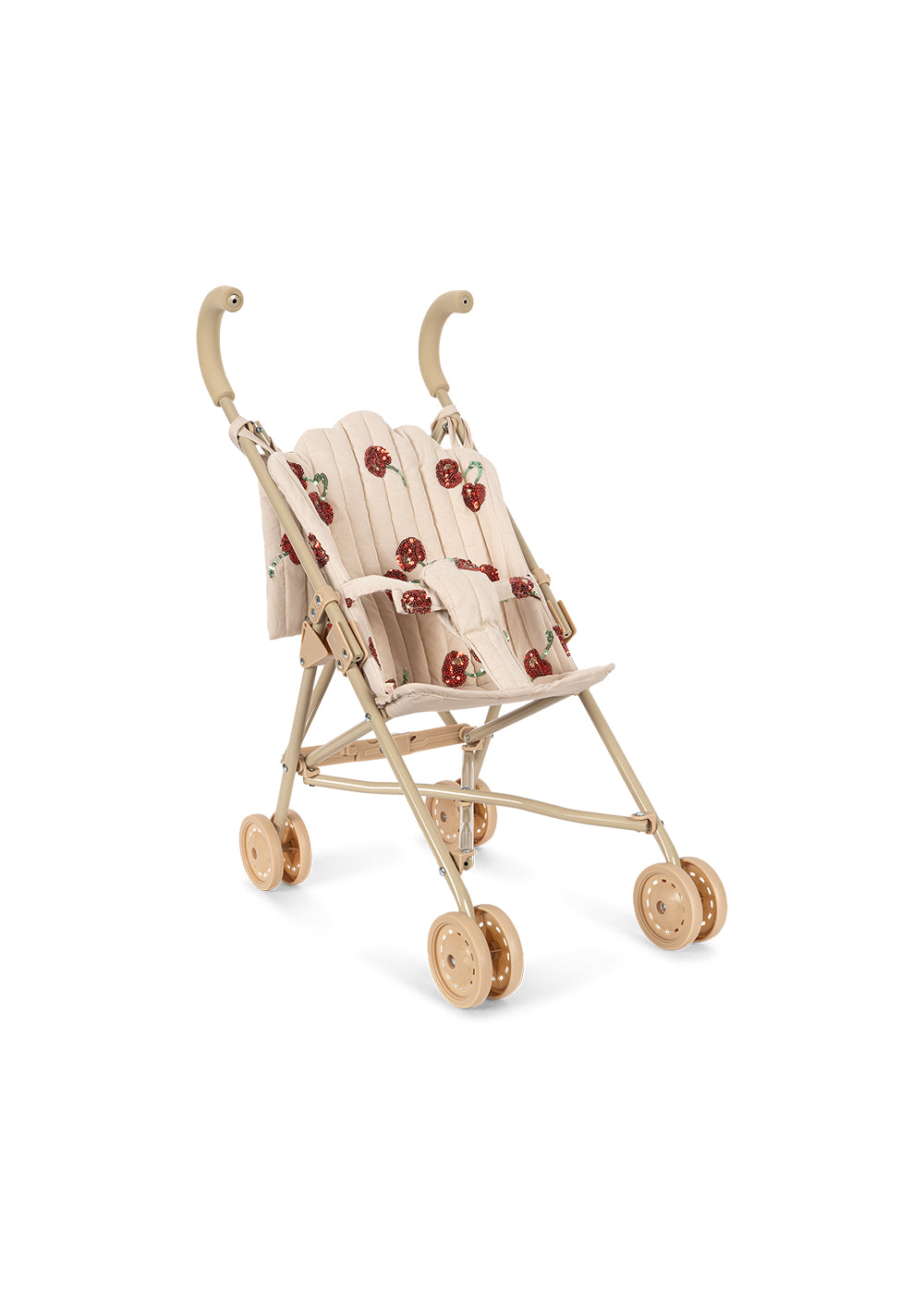 Konges Sløjd Glitzer Puppen-Buggy Kirschen