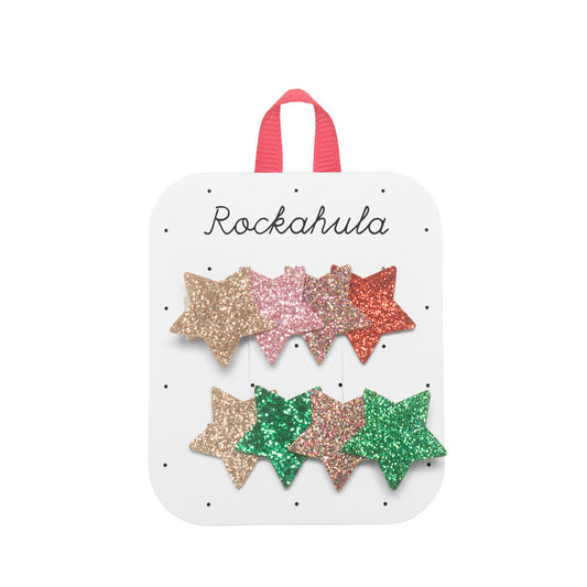 Rockahula X-Mas  Glitzer Stern Haarclips