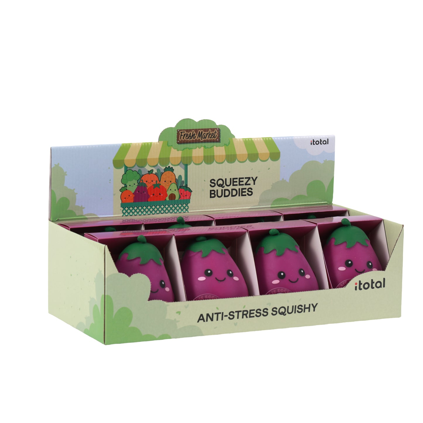 i-total - Squishy XL Ellie Aubergine