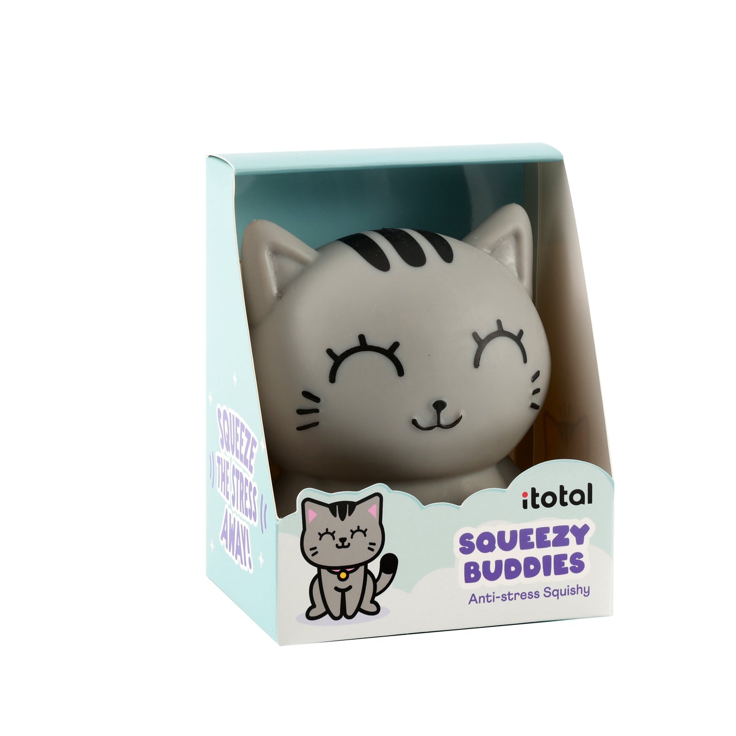 i-total - Squishy XL Grey Cat