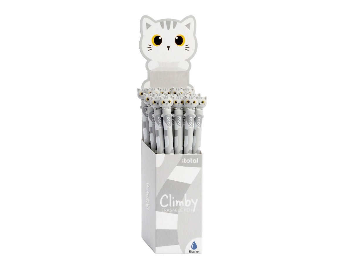 i-total Climpy White Cat löschbarer Stift