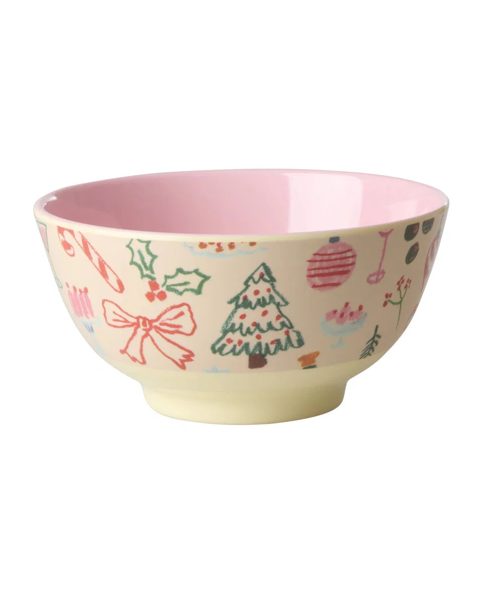 rice mittelgroße Schüssel 700ml - Xmas Galore