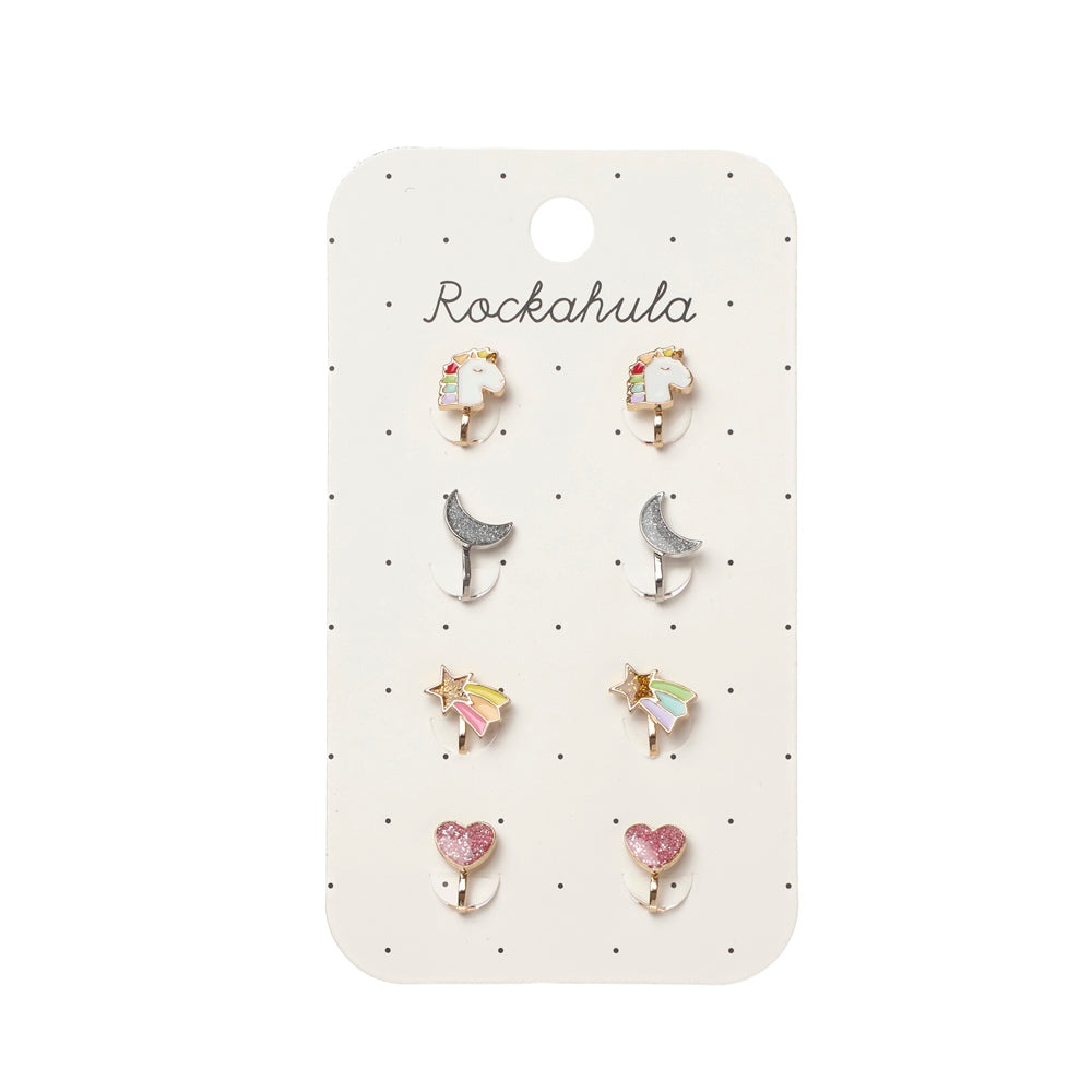 Rockahula Ohrclips Einhorn