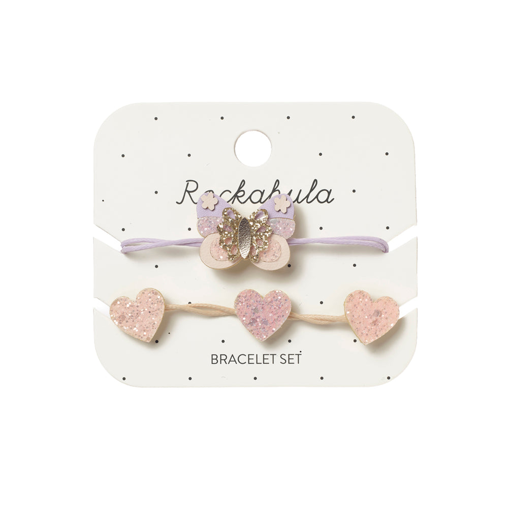 Rockahula Fairytale Schmetterling & Herz Armband Set