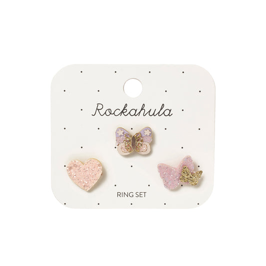 Rockahula Schmetterling Ring Set