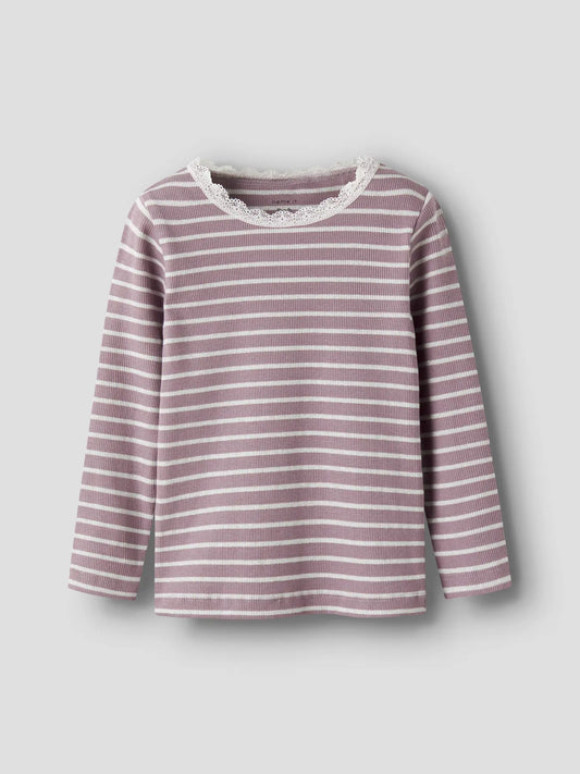 Name it Nette Slim Glitzer Langarmshirt