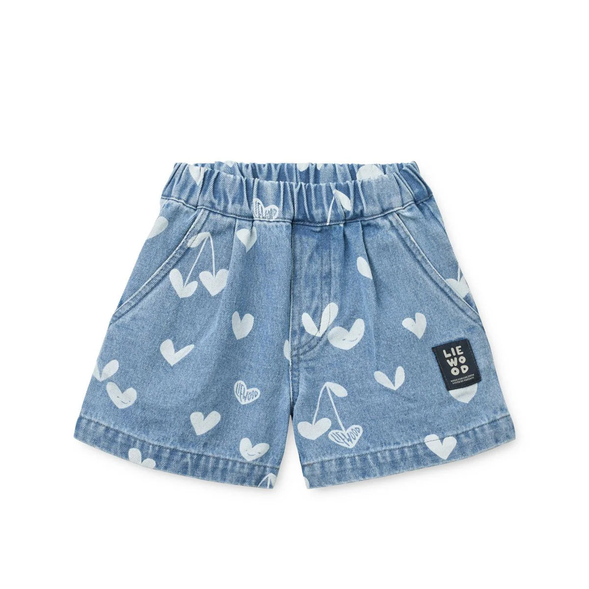 Liewood Borrisa bedruckte Jeansshorts