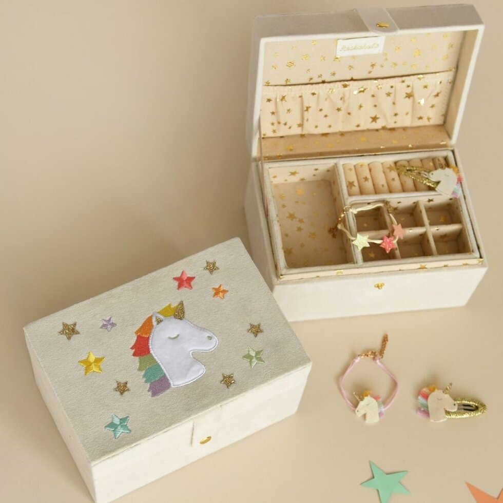 Rockahula Rainbow Einhorn Schmuckkästchen – groß