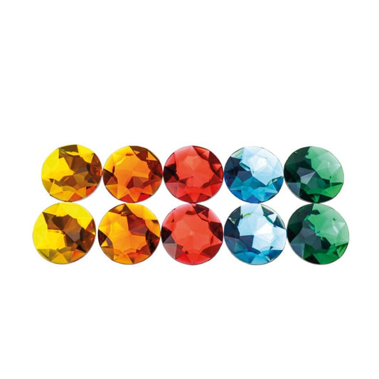 bauspiel Riesenfunkelsteine 5cm - 10 Teile