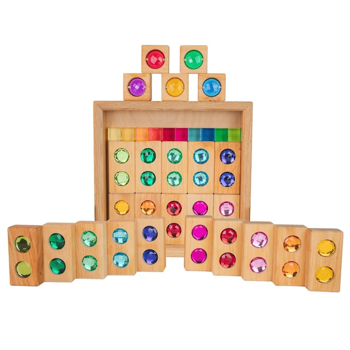 bauspiel Kleine Farbstraße mit Lichtbauwürfel