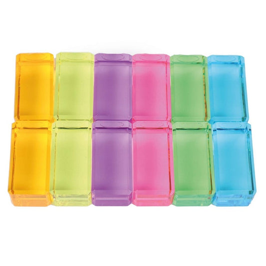 bauspiel Lichtbauquader pastell 12 Teile