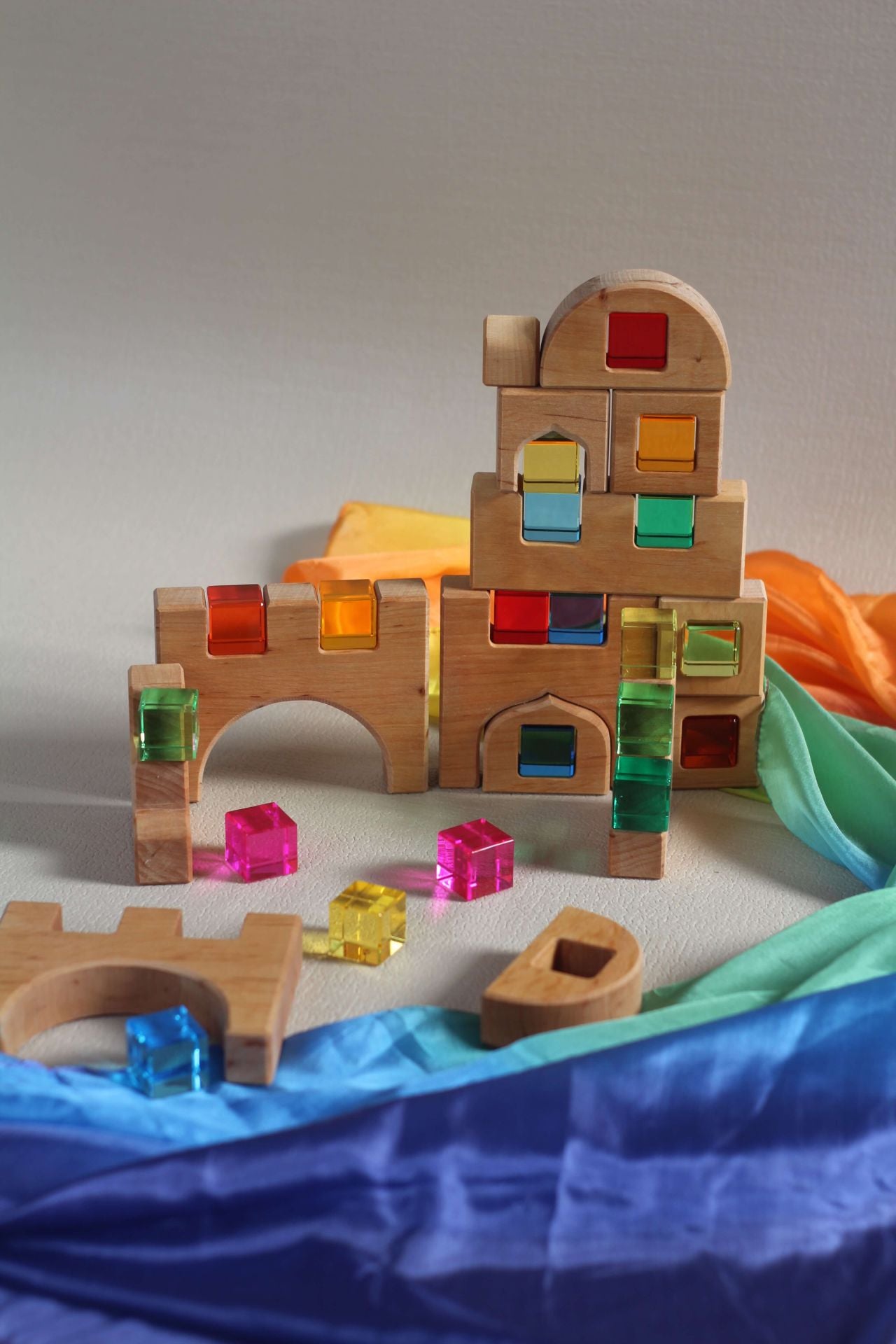 bauspiel Lichtbauschloß 34 Teile