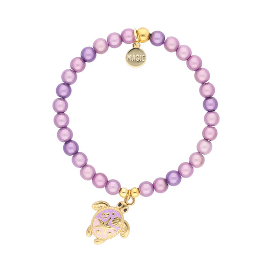 Magic Pearl Beach Turtle Perlenarmband