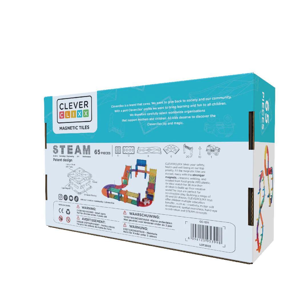 Cleverclixx - Rennstrecke Intense - 65-teiliges Set