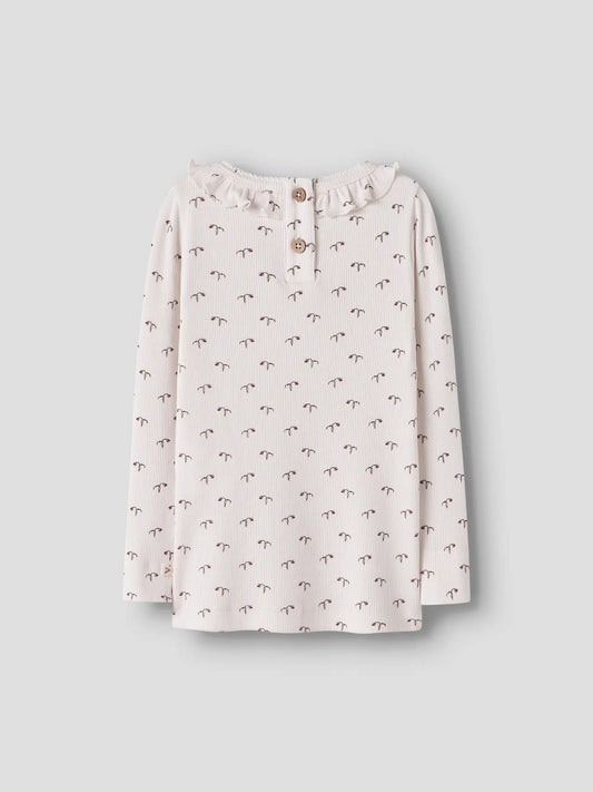 Lil' Atelier Gago Kis Langarmshirt Tulpe Tencel